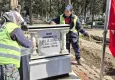 Torbalı’da şehit mezarlıkları yağışın izlerinden arındırıldı