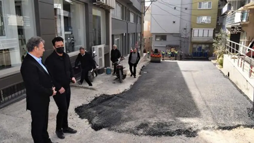 Bornova asfalt üretimine başladı