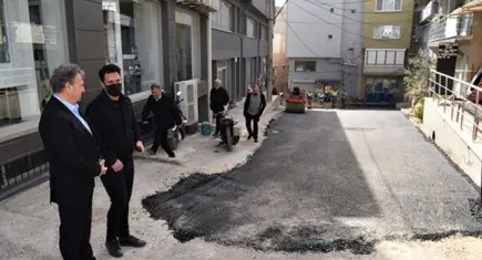 Bornova asfalt üretimine başladı