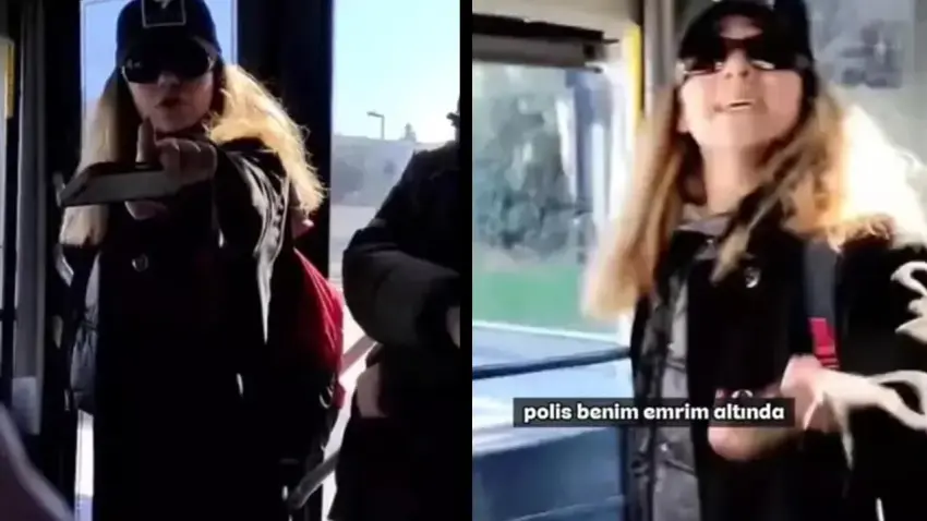 ‘Savcıyım’ diyerek otobüste tehditler savuran kadına 3 yıl hapis istemi