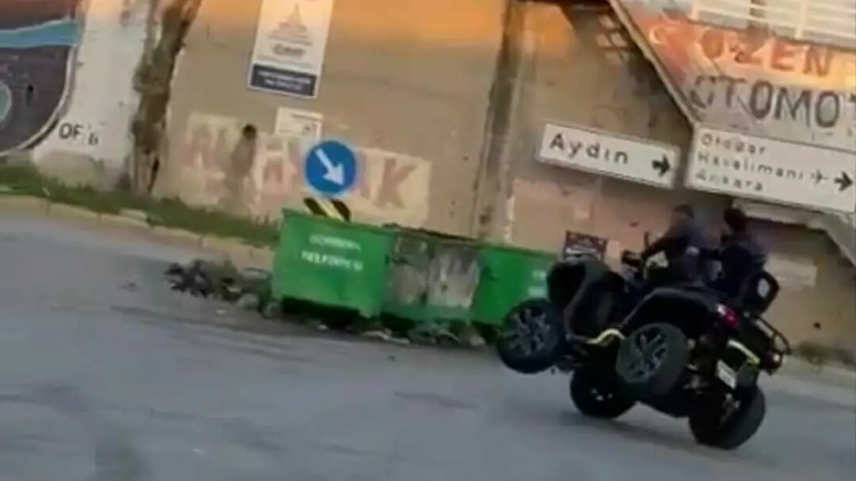 ATV ile drift atan sürücüye 146 bin lira ceza görseli