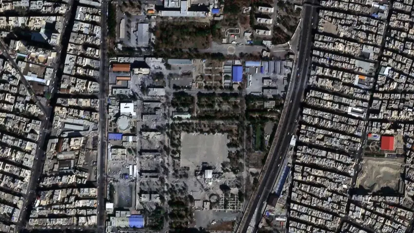 Tahran semalarında patlama sesleri haberinin görseli