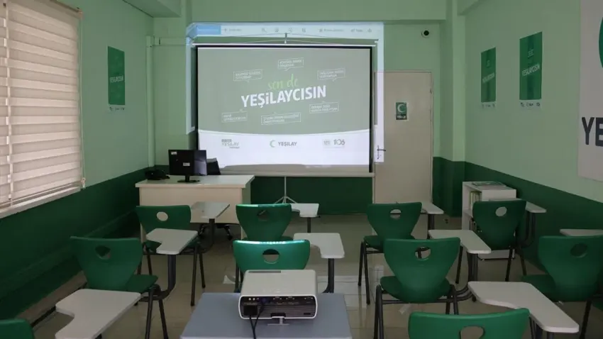 Cezaevinde 'Yeşilay Kulüp Odası' kuruldu haberinin görseli