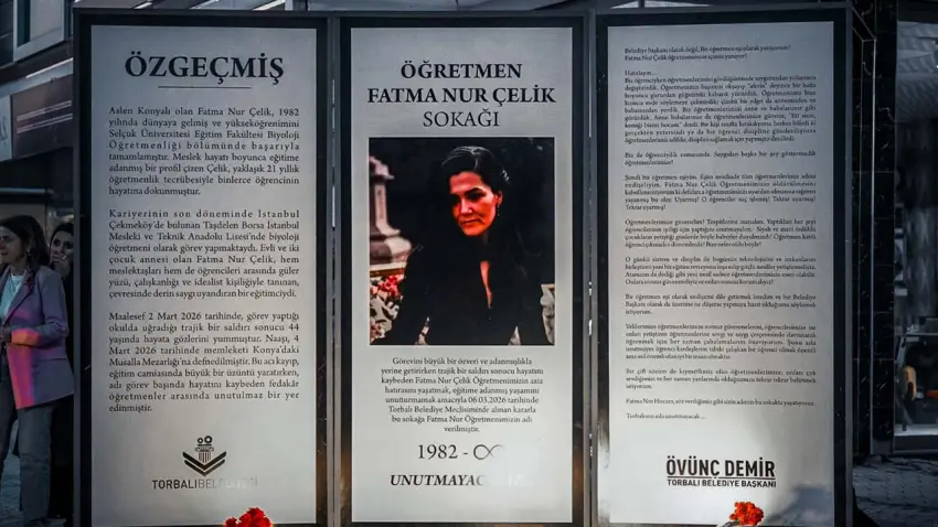Torbalı’da Fatma Nur Çelik’in adı sokağa verildi haberinin görseli