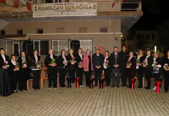 Bayındır’da Ramazan Sokağı’nda Kadınlar Günü kutlandı