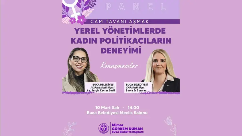 Buca’da kadın siyasetçiler “Cam Tavan”ı masaya yatıracak haberinin görseli