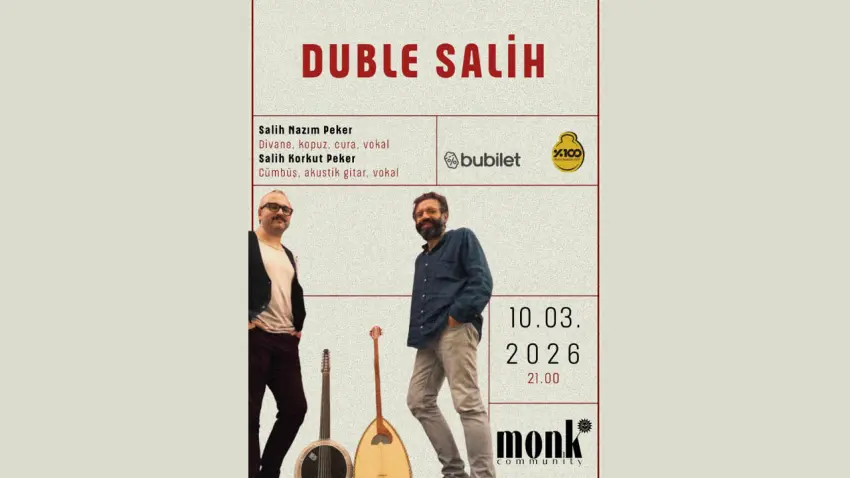 Duble Salih, Monk Community sahnesinde müzikseverlerle buluşacak haberinin görseli