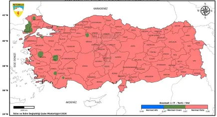 2026 Şubat’ı son 56 yılın en sıcak üçüncü ayı oldu