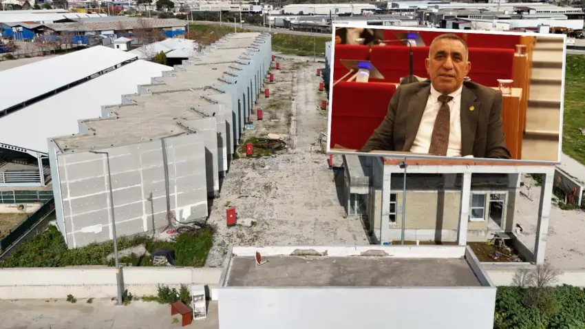 AK Parti'li Güzel, Bergama’da atıl bırakılan sebze halini sordu haberinin görseli