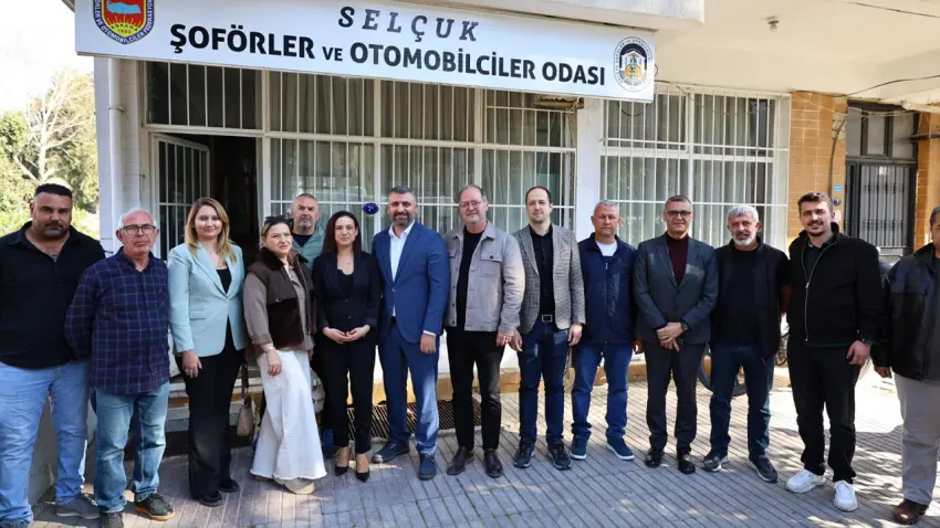 Başkan Sengel’den oda ziyaretleri haberinin görseli