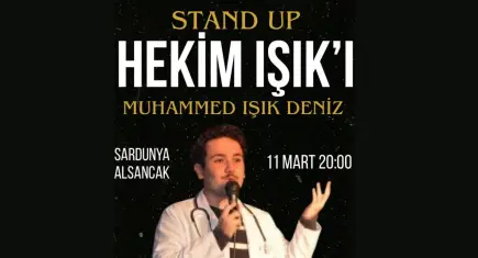 Hekim Işık’tan İzmir’de Stand-Up gösterisi
