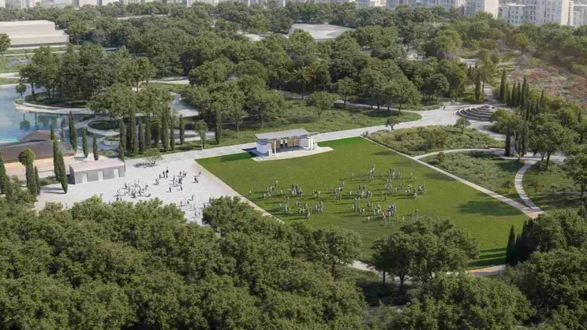 Kültürpark’taki eski lunapark, yeşil alanla yenileniyor haberinin görseli