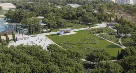 Kültürpark’taki eski lunapark, yeşil alanla yenileniyor