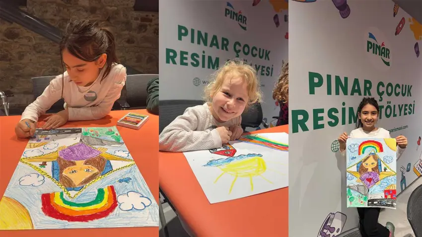 Minik ressamların büyük hayalleri haberinin görseli
