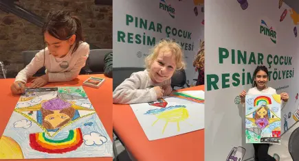 Minik ressamların büyük hayalleri