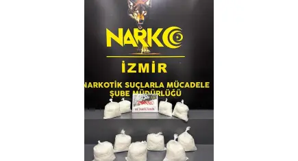 Konak’ta kargo paketinden kilolarca sentetik uyuşturucu çıktı