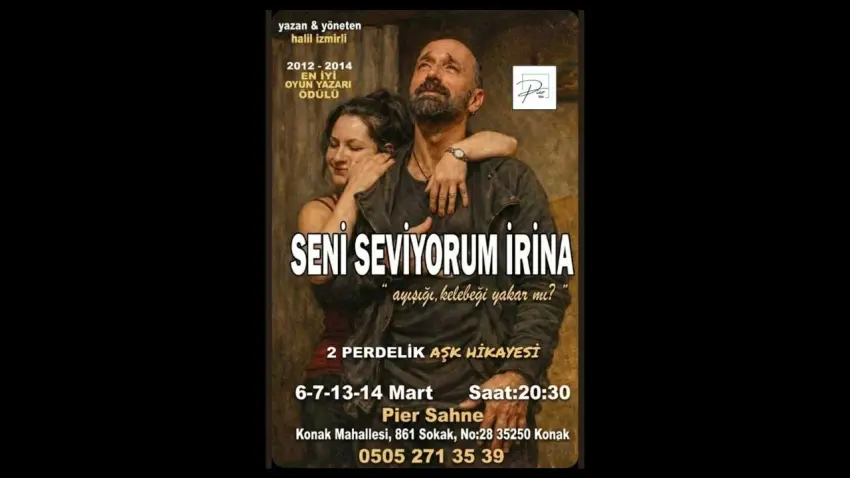 “Seni Seviyorum Irina” Pier Sahne’de izleyiciyle buluşuyor haberinin görseli