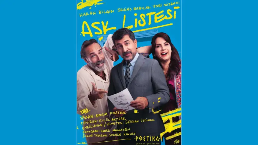 Aşk Listesi, Urla’da tiyatroseverlerle buluşacak haberinin görseli