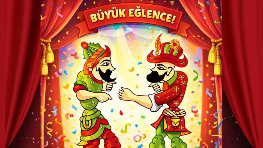 Maske Sanat Tiyatro’da Ramazan neşesi: Karagöz ile Hacivat sahnede haberinin görseli