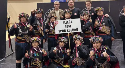 Aliağa Gençlik Merkezi, Halk Oyunlarında İzmir Şampiyonu oldu