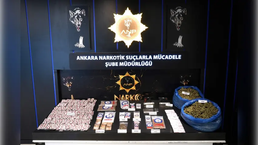 Ankara'da uyuşturucu operasyonu: 29 tutuklama haberinin görseli
