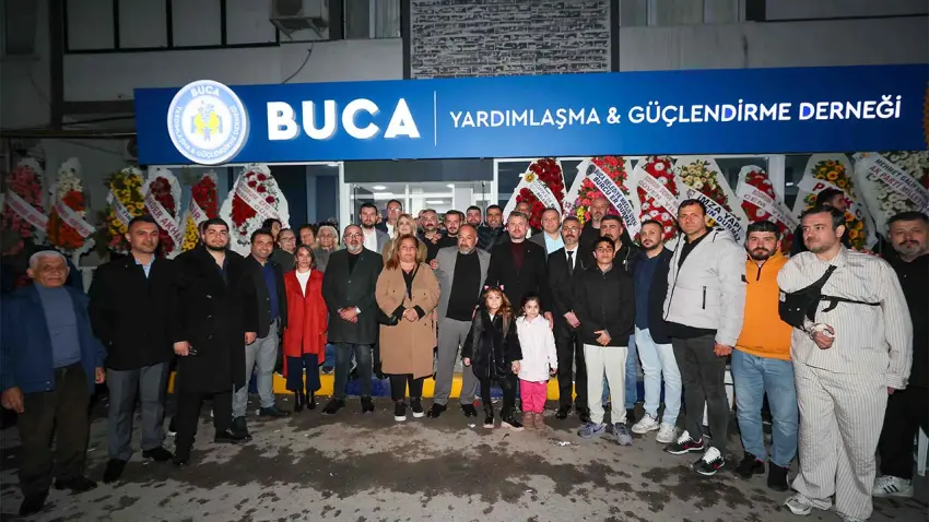 Buca’da Yardımlaşma ve Güçlendirme Derneği dualarla açıldı haberinin görseli