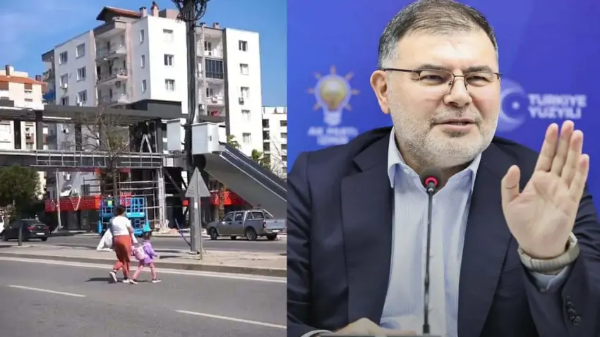 Saygılı’dan üst geçit tepkisi: 16 aydır bitmedi haberinin görseli