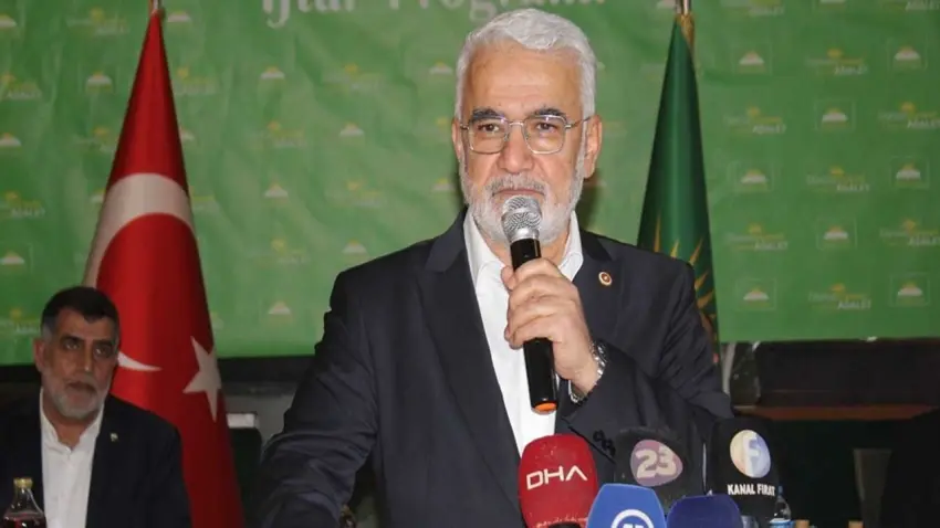 HÜDA PAR Lideri Yapıcıoğlu’ndan ‘Mezhep Çatışması’ uyarısı haberinin görseli