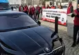 Karşıyaka’da Kent A.Ş. işçileri bayramlaşma töreninde başkanı protesto etti
