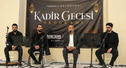 Torbalı’da Kadir Gecesi’ne özel program