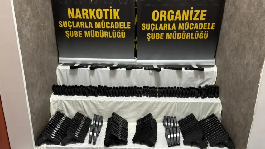 İzmir haber: Helikopter destekli operasyonda 149 tabanca ele geçirildi haberinin görseli