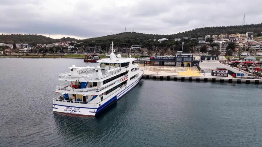 Aliağa’dan Midilli’ye deniz yolculuğu başladı