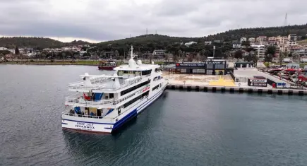 Aliağa’dan Midilli’ye deniz yolculuğu başladı