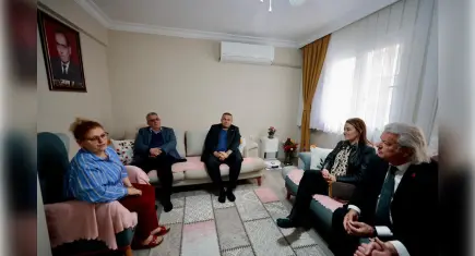 Başkan Mutlu’dan şehit ailesine ramazan ziyareti