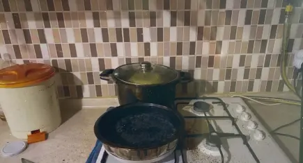 Torunları için hazırladığı bayram yemeği sonu oldu