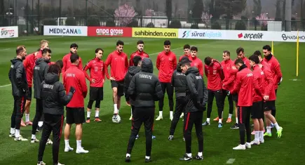 A Milli Futbol Takımı, Romanya maçının hazırlıklarına devam etti