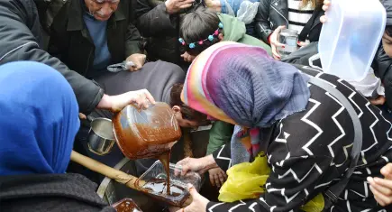 Manisa'da mesir karma töreninde izdiham