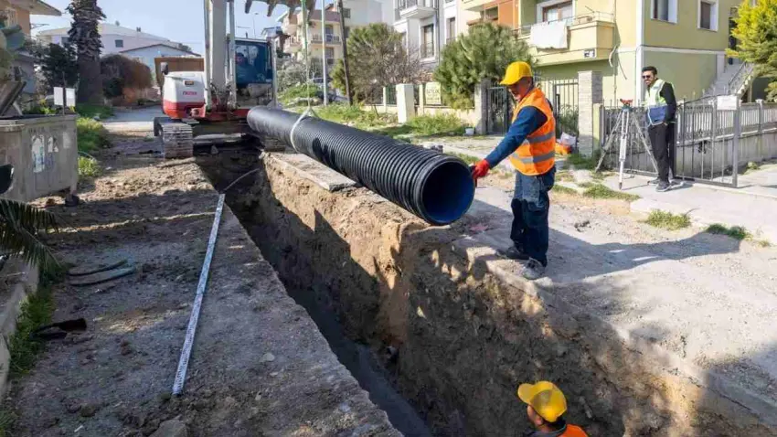Urla’da sel riskine karşı dev altyapı hamlesi haberinin görseli