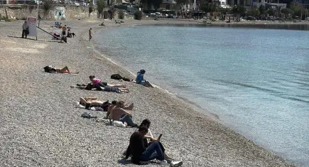 Bodrum’da bayramın son gününde sahiller doldu