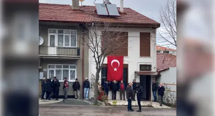 Helikopter kazasında şehit olan Binbaşı İnan Taştekin’e acı veda