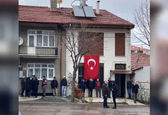 Helikopter kazasında şehit olan Binbaşı İnan Taştekin’e acı veda