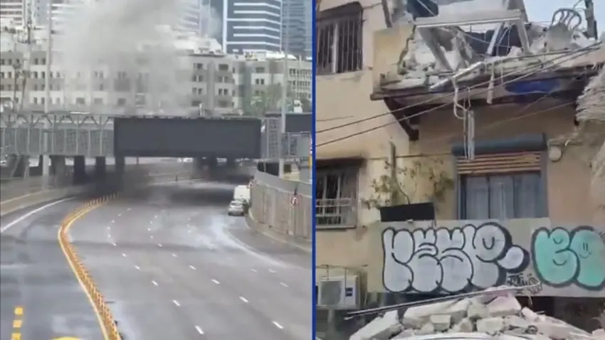 İran’dan yeni füze saldırısı: Tel Aviv’de 6 yaralı haberinin görseli