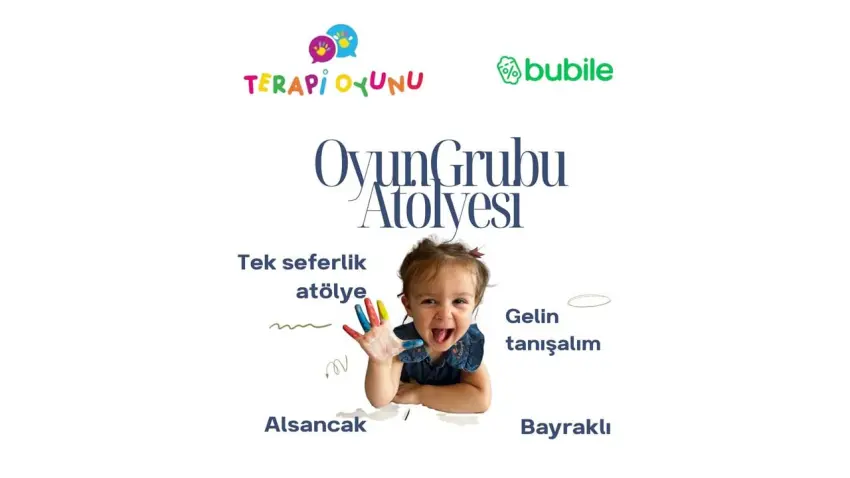 Çocuk Oyun Grubu Atölyesi Bayraklı’da minikleri bekliyor haberinin görseli