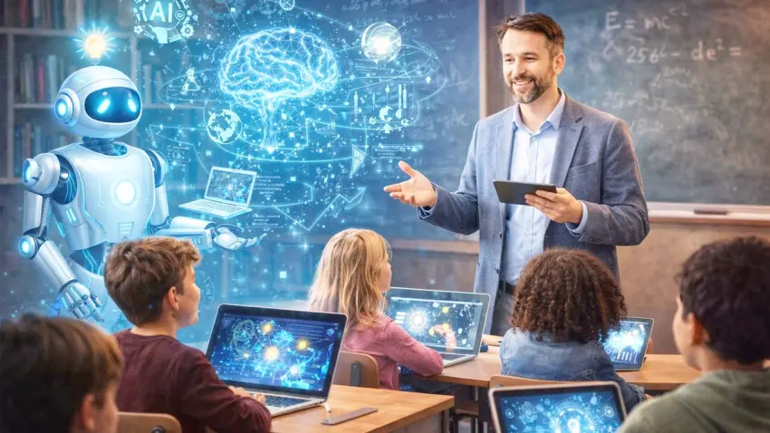 Sınıfta yapay zeka dönemi: Öğretmenin rolü dönüşüyor haberinin görseli