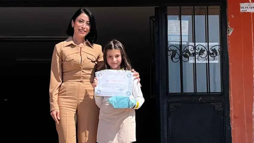 Çiğli’de minik yetenekten büyük başarı haberinin görseli