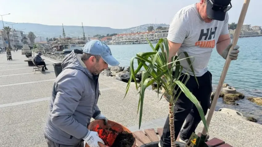 Foça’da kent estetiği yenileniyor haberinin görseli