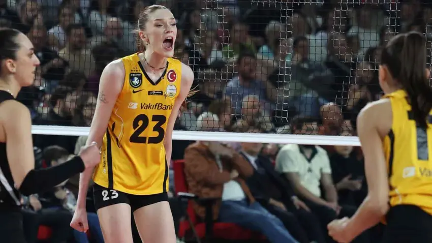 Kupa Voley'de şampiyon VakıfBank oldu haberinin görseli