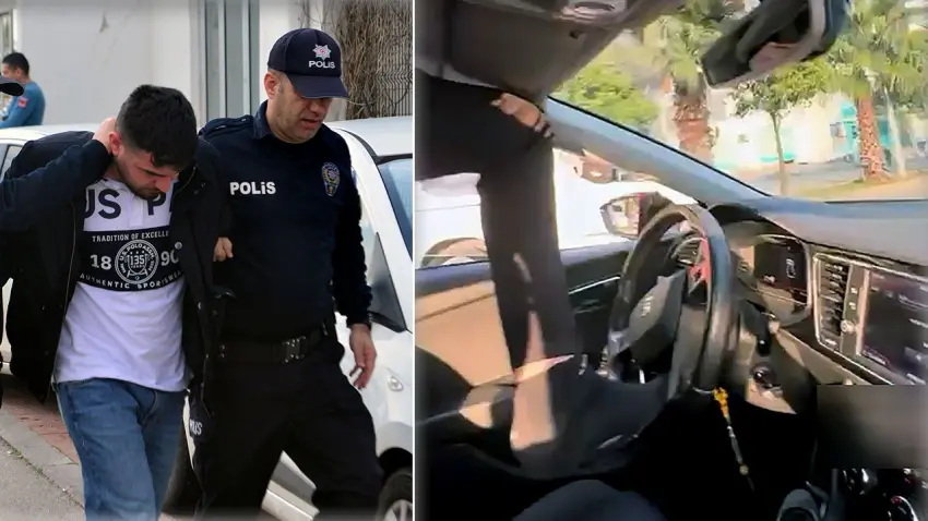 Ayağıyla direksiyon çevirdi, 2 bin lira ceza ve ev hapsi aldı haberinin görseli