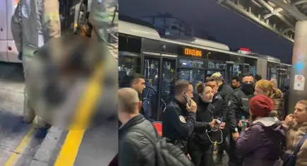 Bahçelievler’de metrobüs kazası: 64 yaşındaki kadın ağır yaralandı
