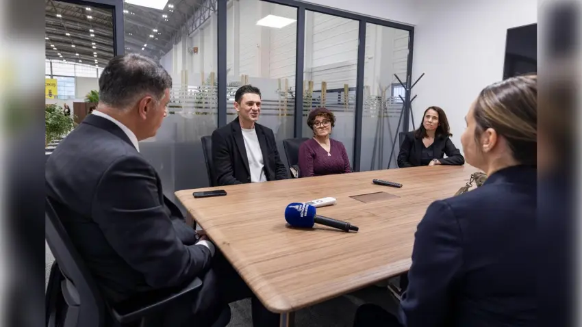 Minguzzi ailesinden Başkan Tugay’a ziyaret haberinin görseli